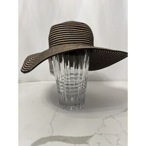 Sunhat Womens The Hats Co. M 8" Filippo Catarzi Italy Beachy Resot Festival